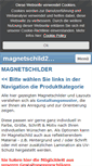 Mobile Screenshot of magnetschild24.de